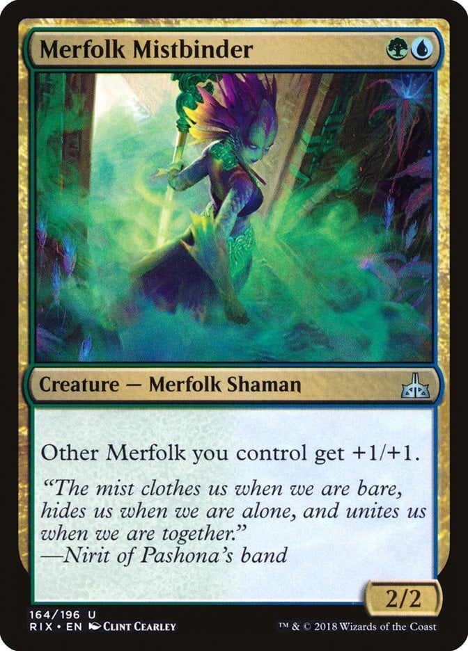 Merfolk Mistbinder - Rivals of Ixalan-(164)-Foil