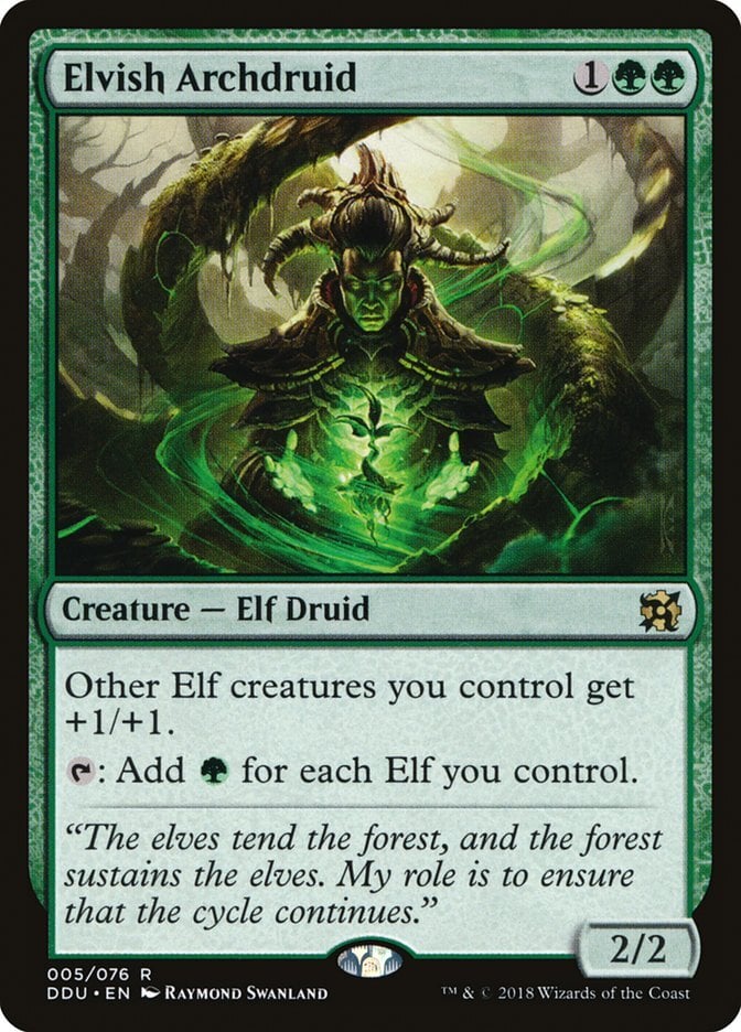Elvish Archdruid - Duel Decks: Elves vs. Inventors-(005)