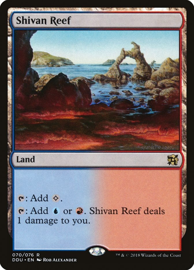 Shivan Reef - Duel Decks: Elves vs. Inventors-(070)