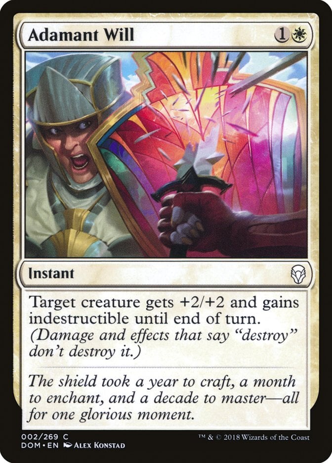 Adamant Will - Dominaria-(002)