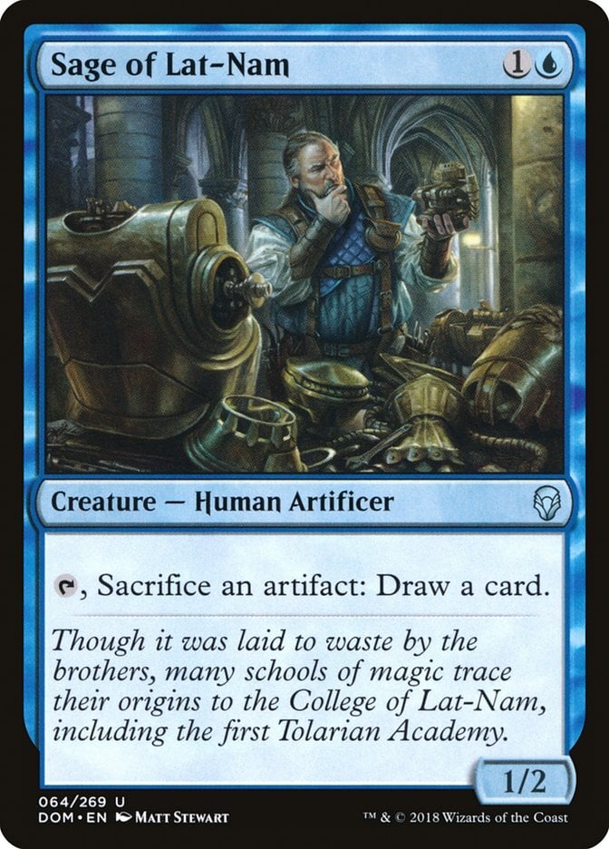 Sage of Lat-Nam - Dominaria-(064)-Foil