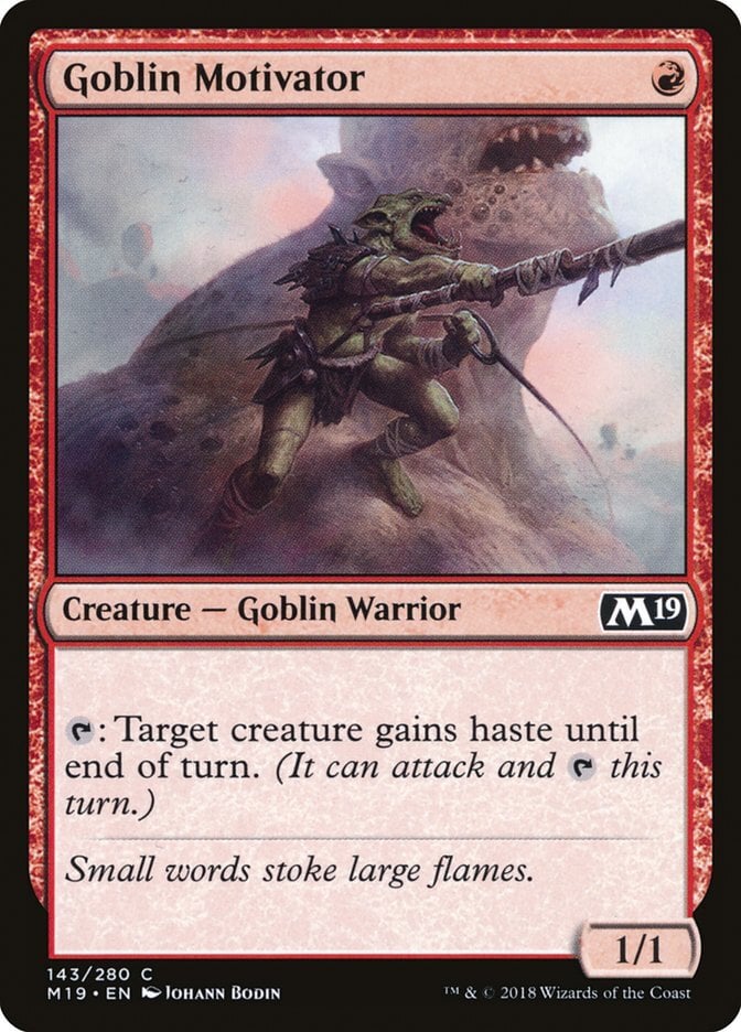 Goblin Motivator - Core Set 2019-(143)
