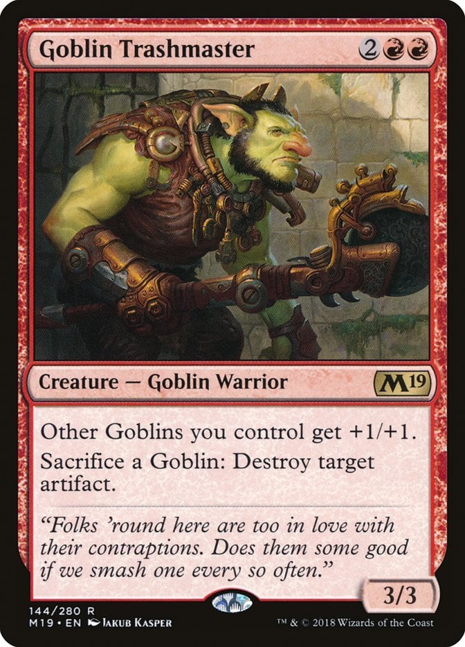 Goblin Trashmaster - Core Set 2019-(144)