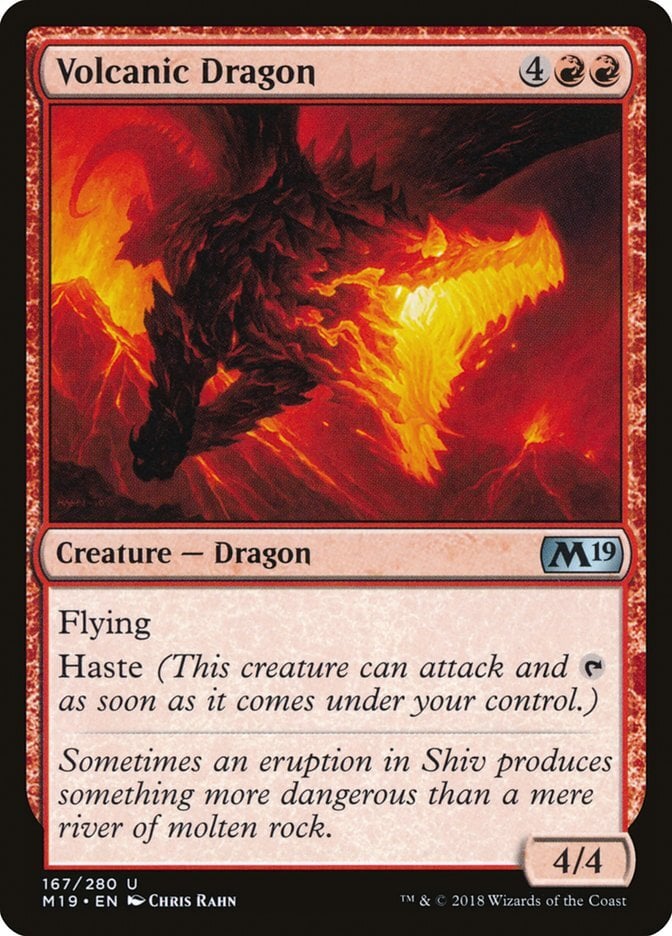 Volcanic Dragon - Core Set 2019-(167)