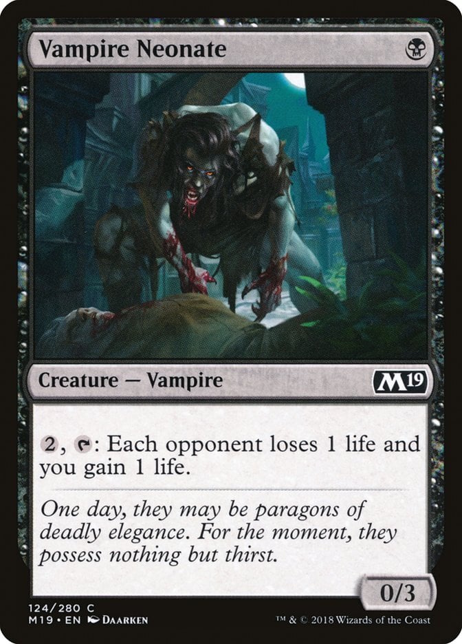 Vampire Neonate - Core Set 2019-(124)