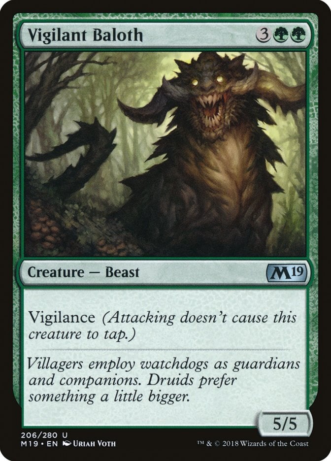 Vigilant Baloth - Core Set 2019-(206)