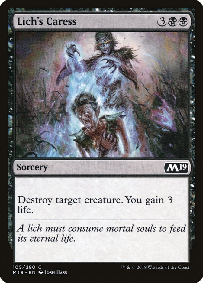 Lich's Caress - Core Set 2019-(105)