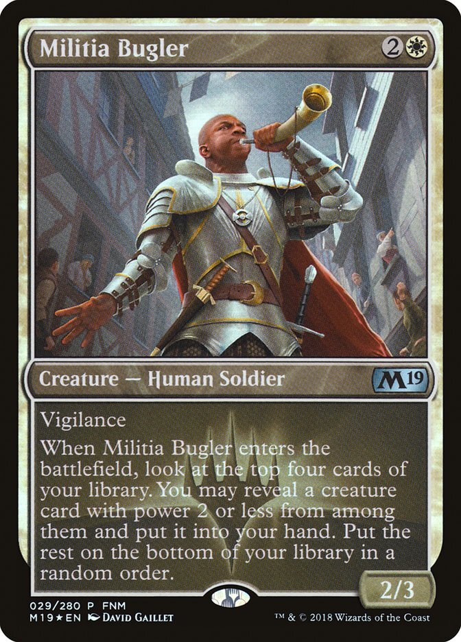Militia Bugler - Friday Night Magic-(213)-Foil