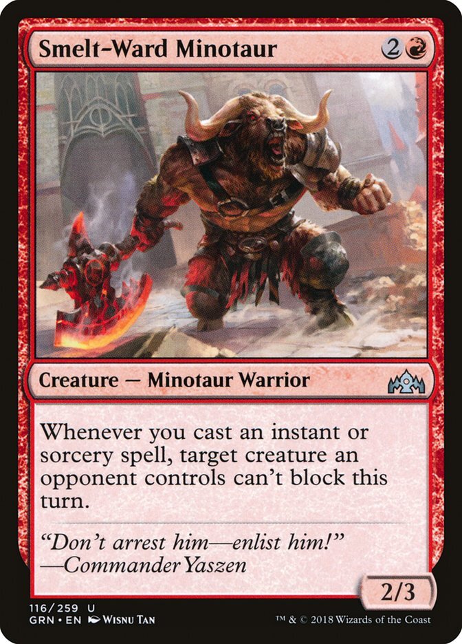 Smelt-Ward Minotaur - Guilds of Ravnica-(116)