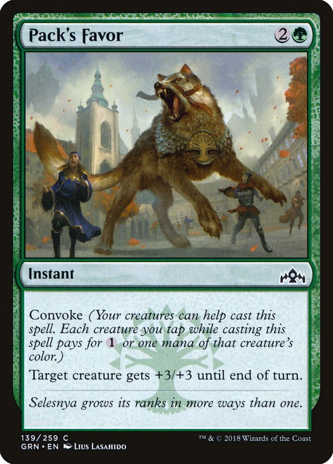 Pack's Favor - Guilds of Ravnica-(139)