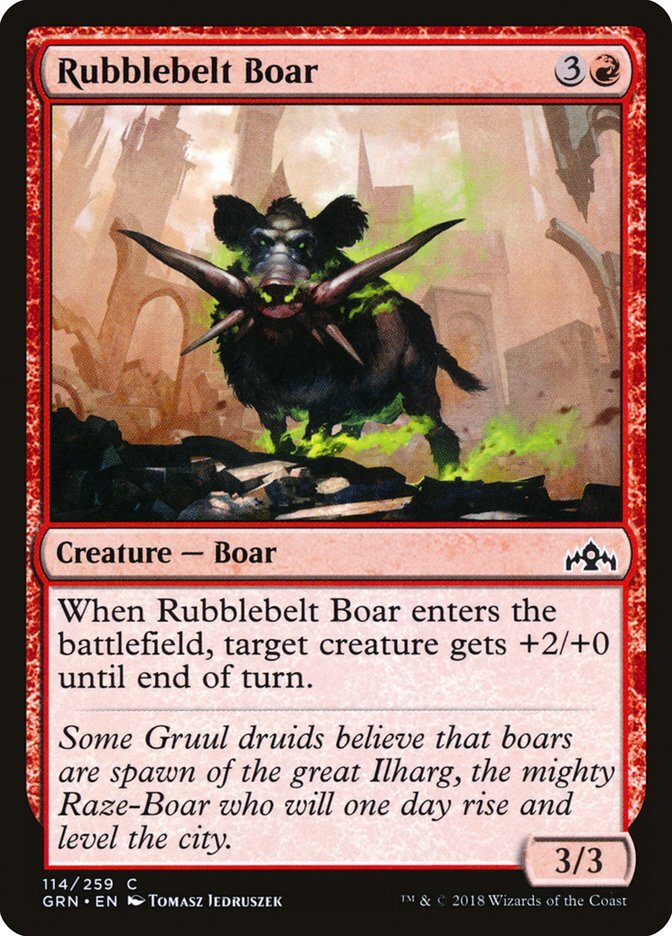 Rubblebelt Boar - Guilds of Ravnica-(114)