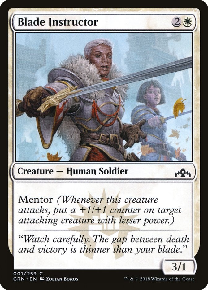 Blade Instructor - Guilds of Ravnica-(001)