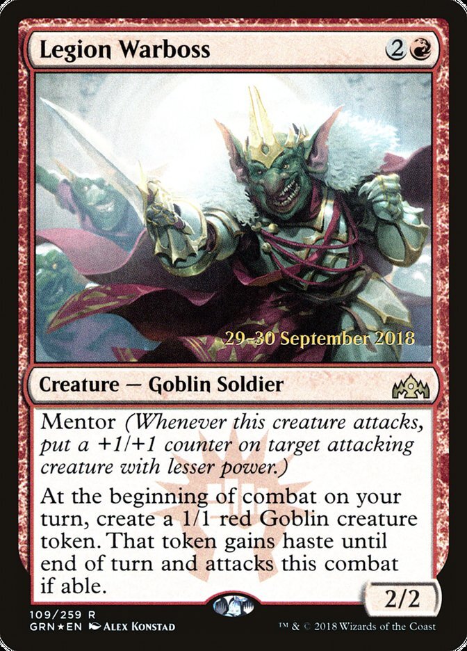 Legion Warboss - Prerelease Events: Guilds of Ravnica-(109)-Foil