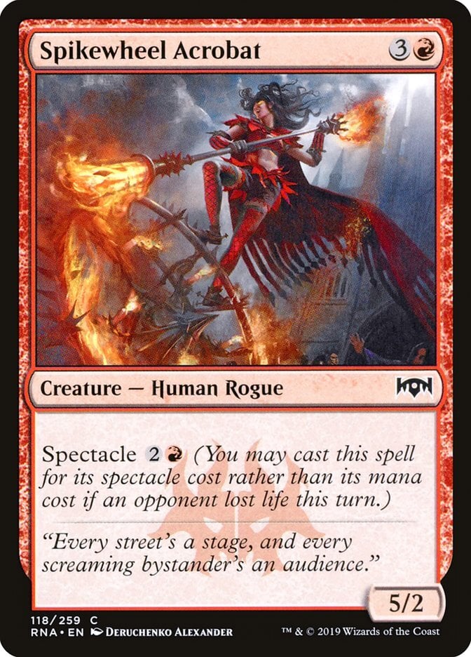 Spikewheel Acrobat - Ravnica Allegiance-(118)