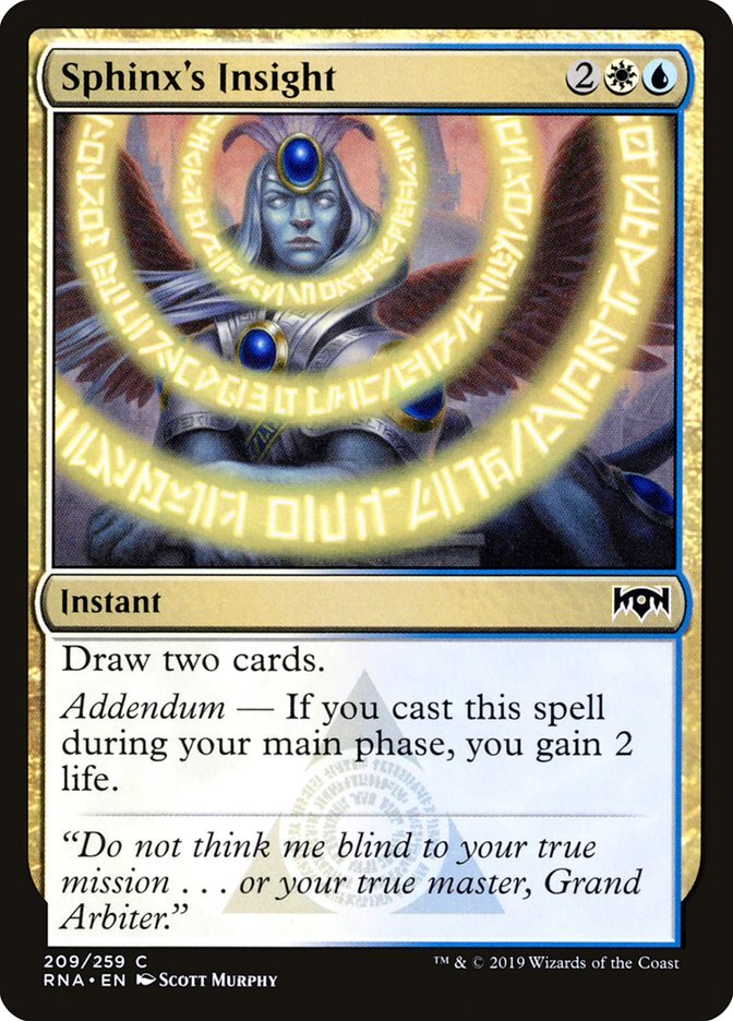 Sphinx's Insight - Ravnica Allegiance-(209)