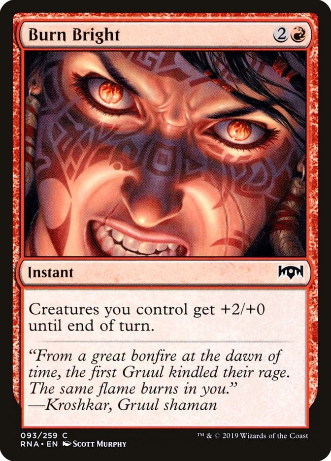 Burn Bright - Ravnica Allegiance-(093)