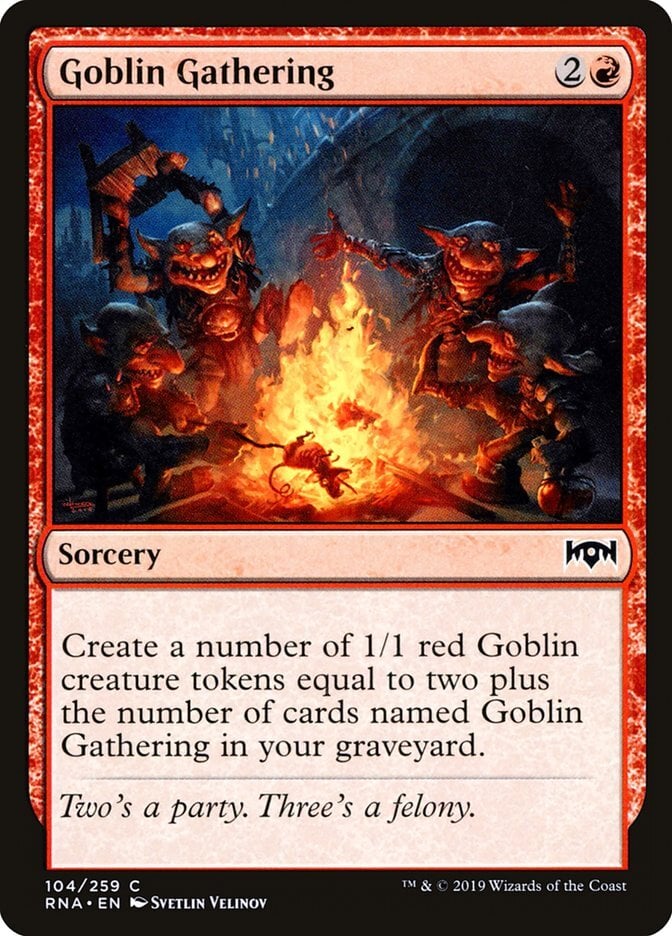 Goblin Gathering - Ravnica Allegiance-(104)