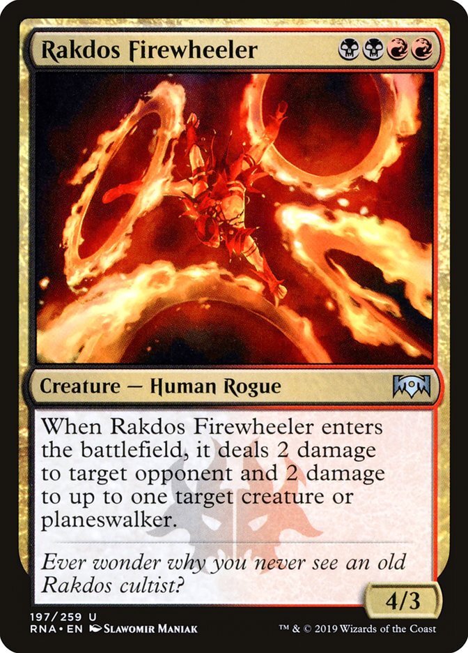 Rakdos Firewheeler - Ravnica Allegiance-(197)