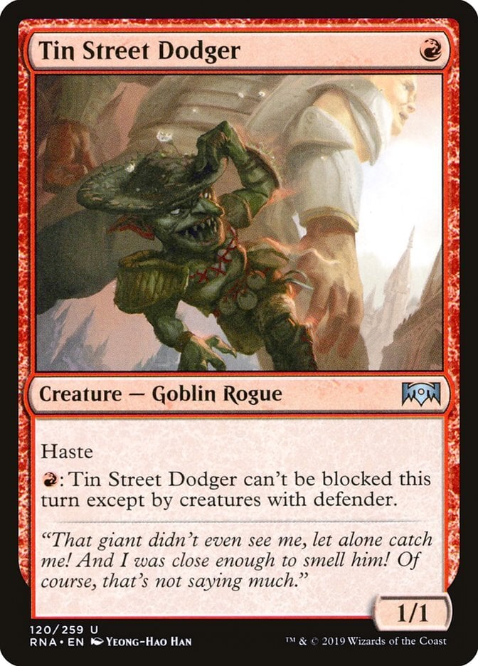 Tin Street Dodger - Ravnica Allegiance-(120)
