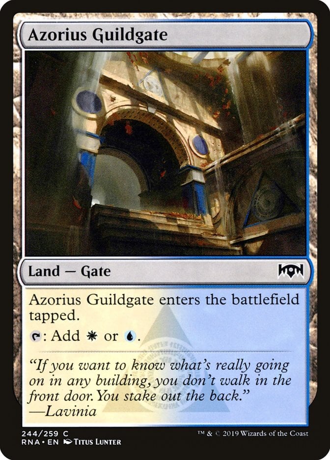 Azorius Guildgate - Ravnica Allegiance-(244)