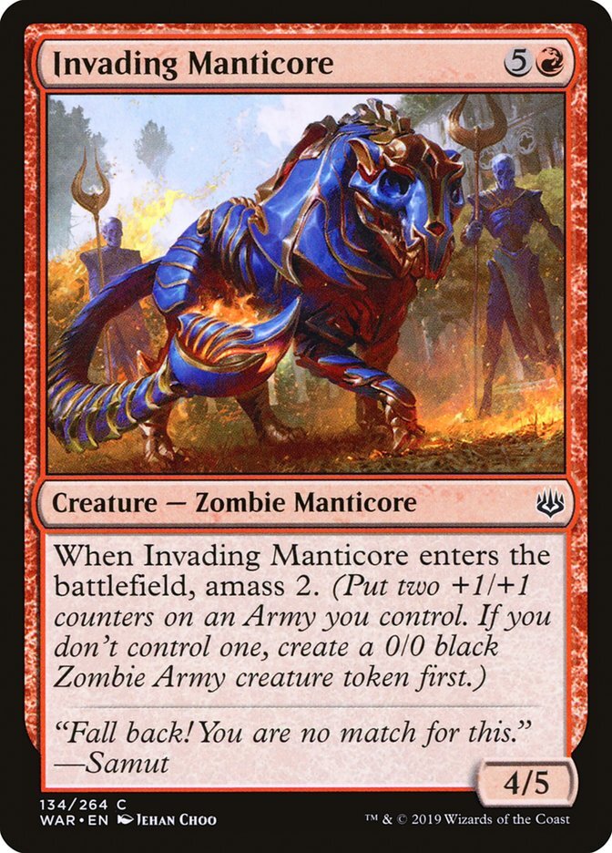 Invading Manticore - War of the Spark-(134)