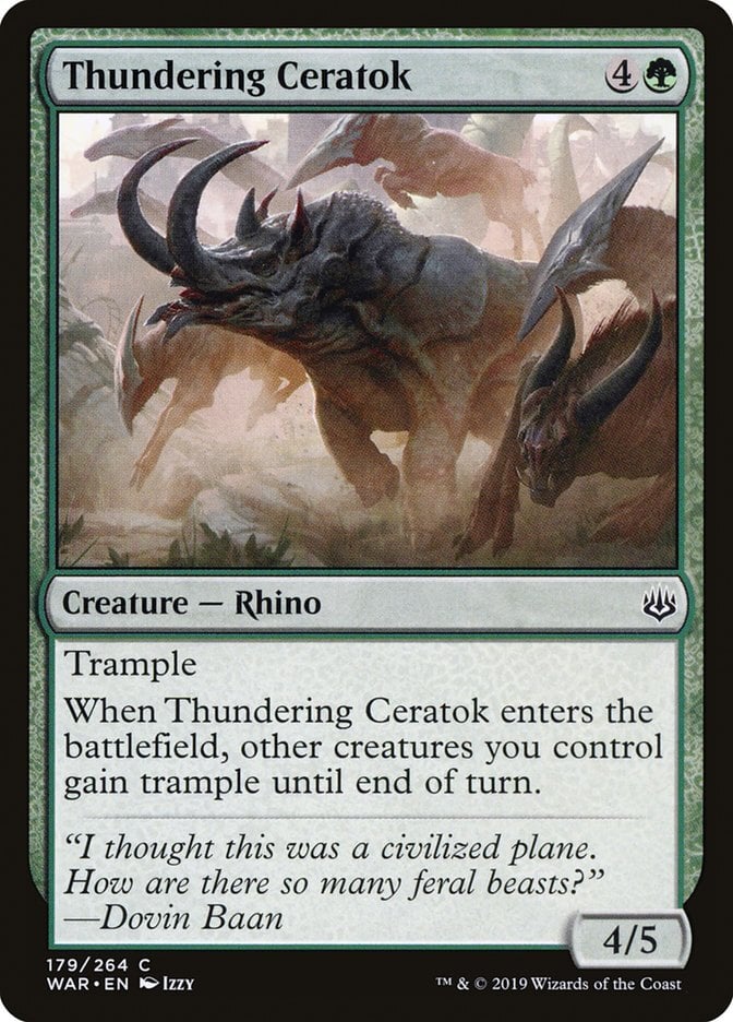 Thundering Ceratok - War of the Spark-(179)