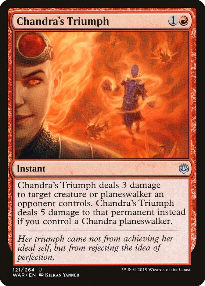 Chandra's Triumph - War of the Spark-(121)-Foil