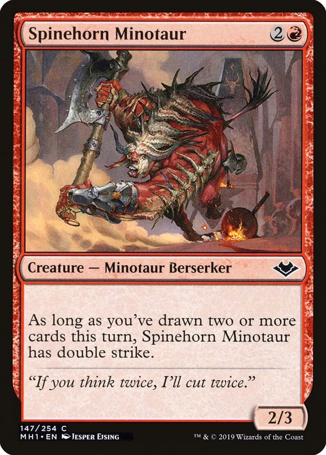 Spinehorn Minotaur - Modern Horizons-(147)
