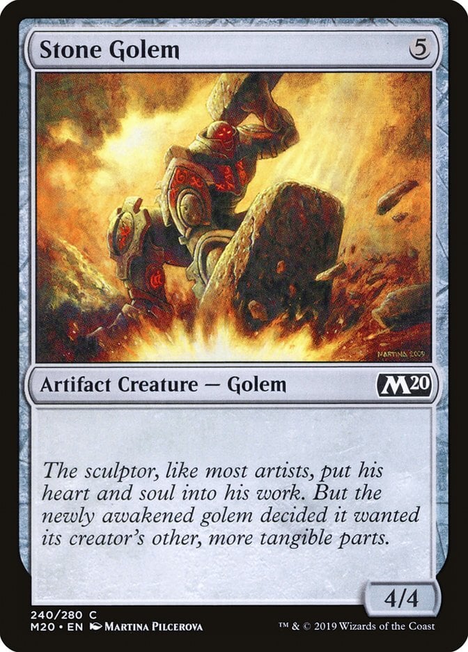 Stone Golem - Core Set 2020-(240)