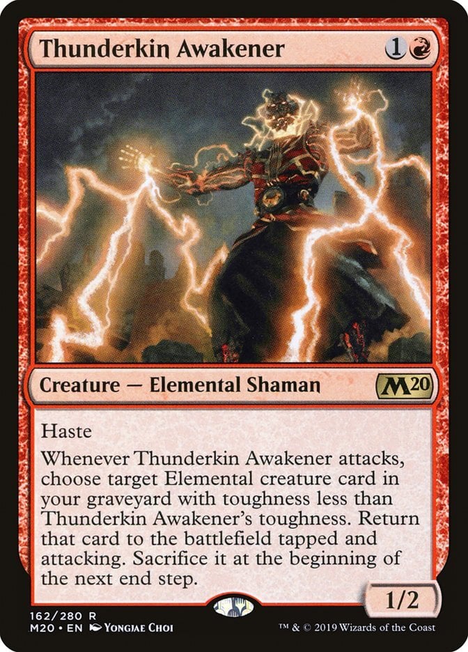 Thunderkin Awakener - Core Set 2020-(162)-Foil