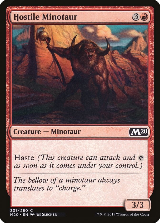 Hostile Minotaur - Core Set 2020-(331)
