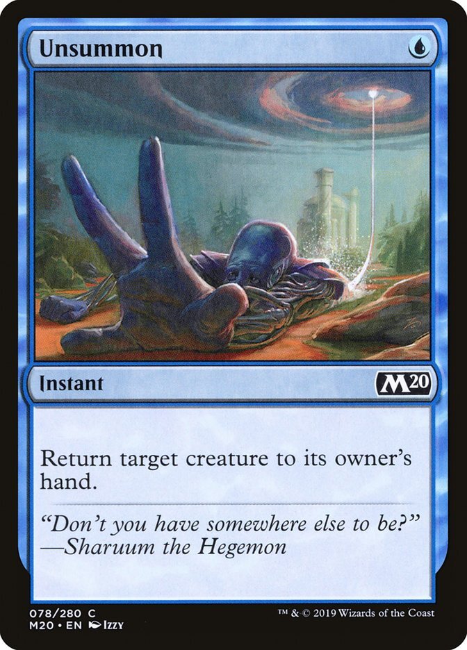Unsummon - Core Set 2020-(078)
