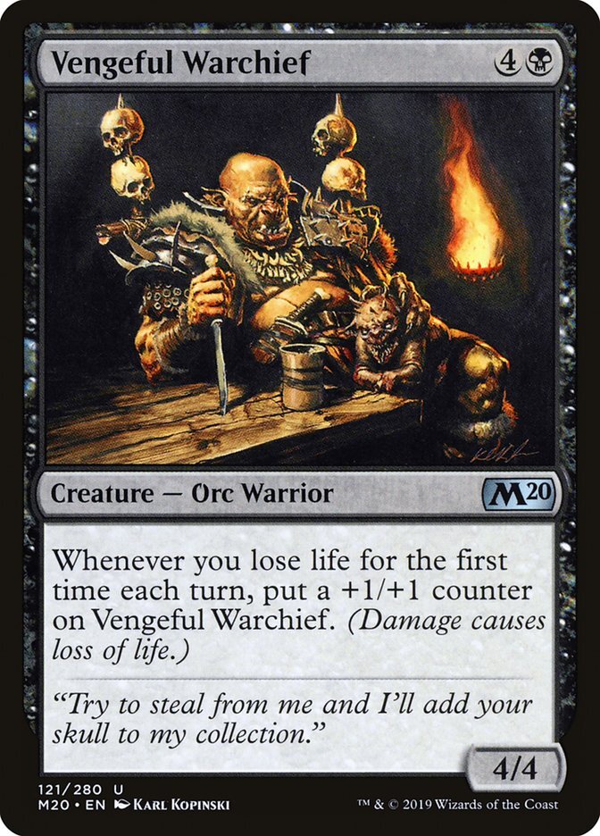 Vengeful Warchief - Core Set 2020-(121)