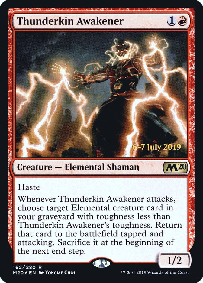 Thunderkin Awakener - Prerelease Events: Core Set 2020-(162)-Foil