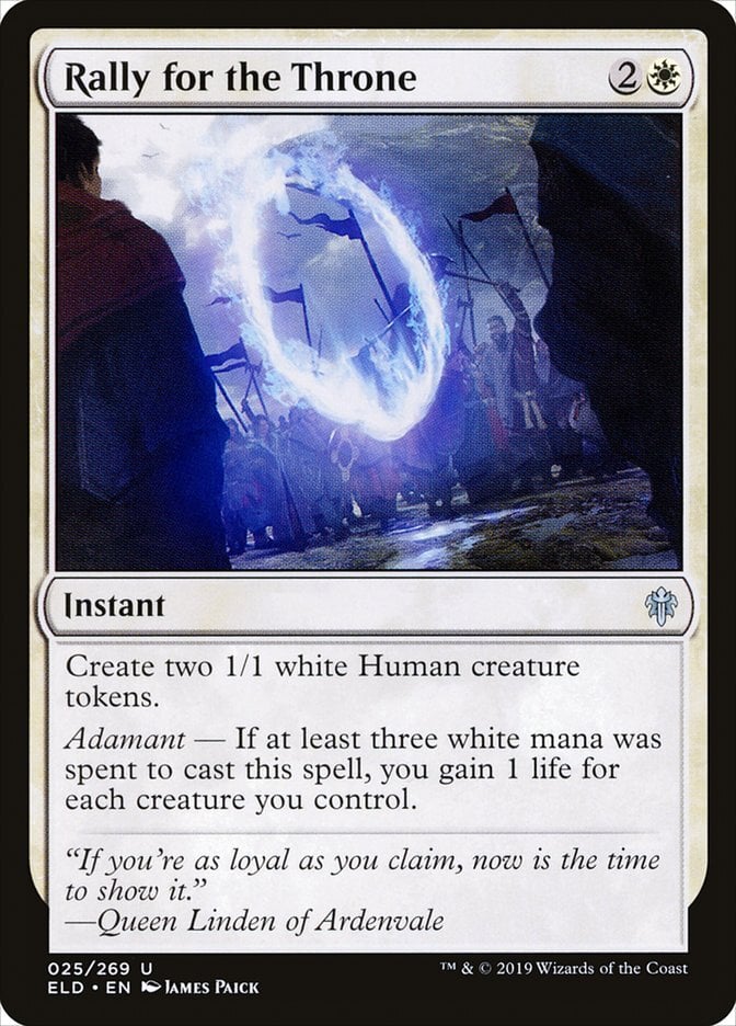 Rally for the Throne - Throne of Eldraine-(025)-Foil