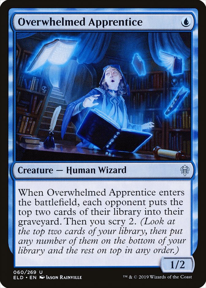 Overwhelmed Apprentice - Throne of Eldraine-(060)