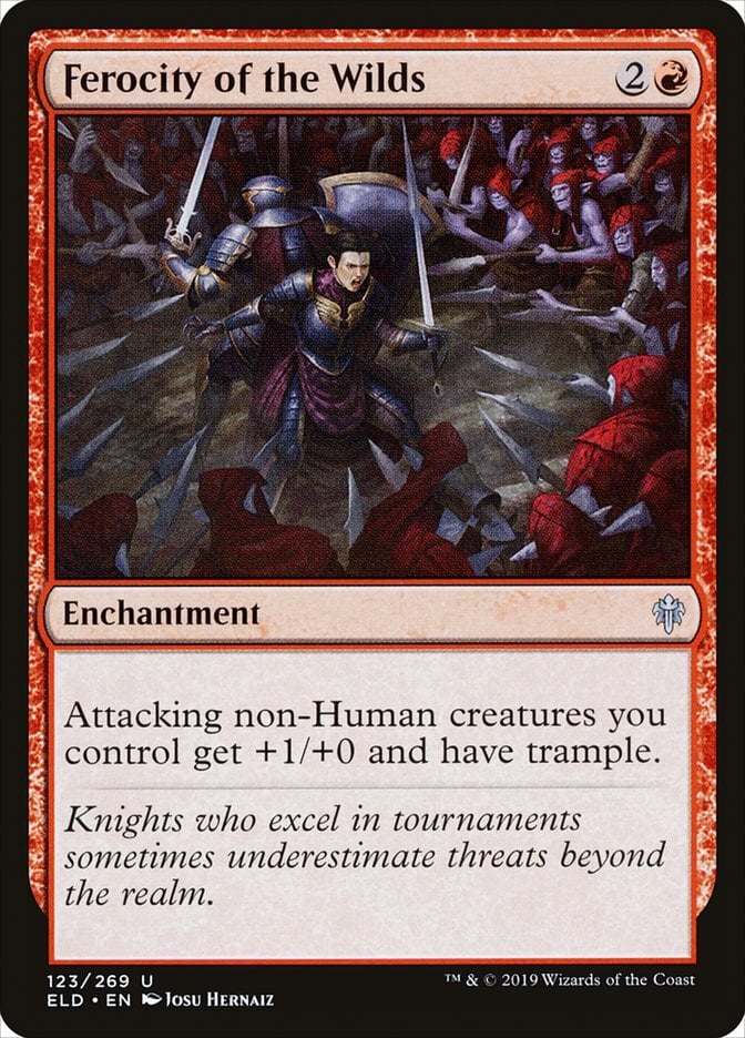 Ferocity of the Wilds - Throne of Eldraine-(123)