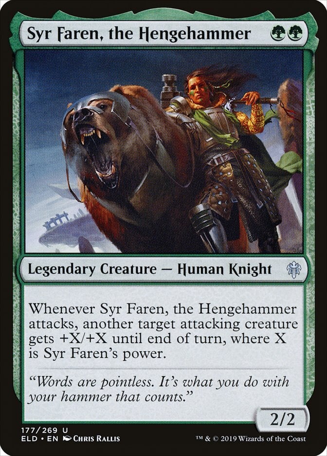 Syr Faren, the Hengehammer - Throne of Eldraine-(177)