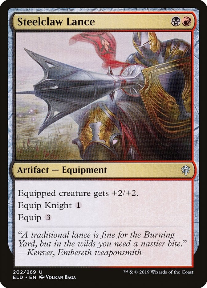Steelclaw Lance - Throne of Eldraine-(202)