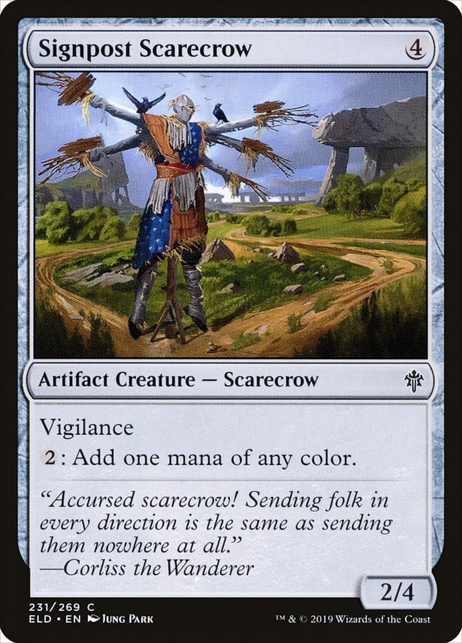Signpost Scarecrow - Throne of Eldraine-(231)