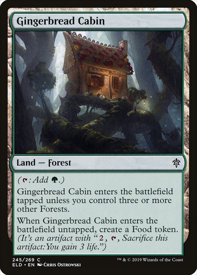 Gingerbread Cabin - Throne of Eldraine-(245)-Foil