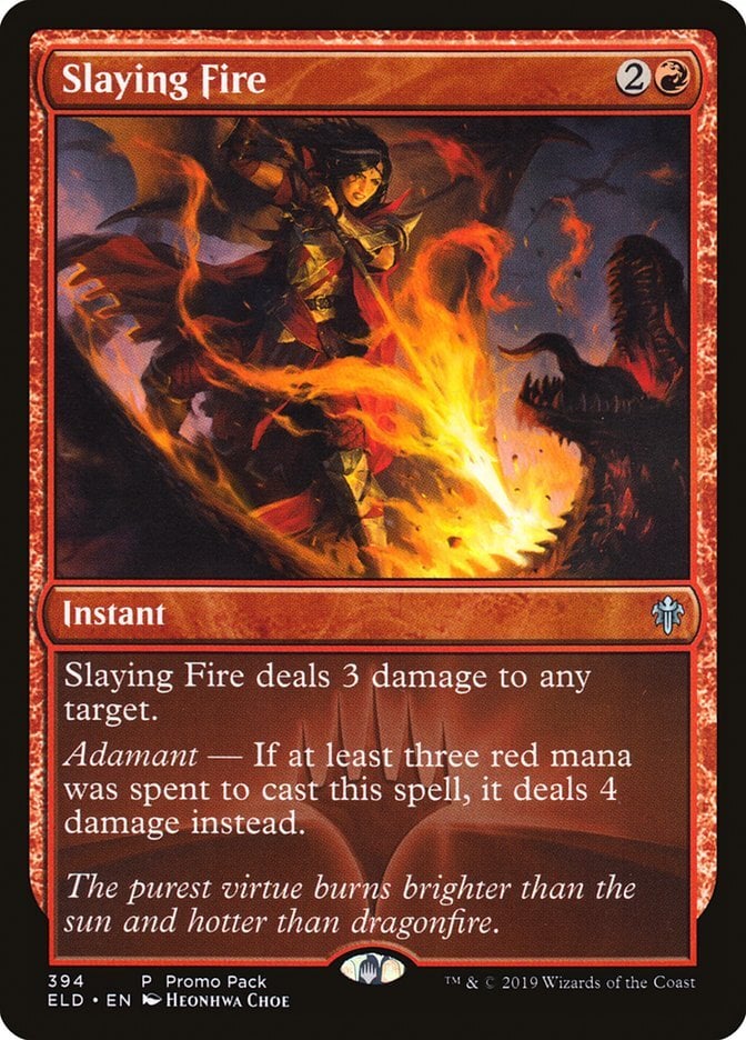 Slaying Fire - Promos: Throne of Eldraine-(394)