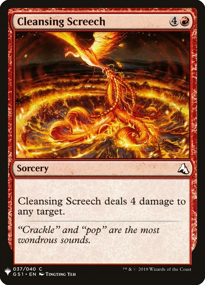 Cleansing Screech - The List-(037)