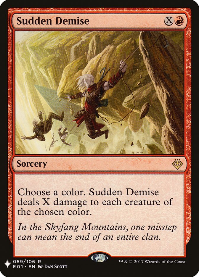 Sudden Demise - The List-(059)