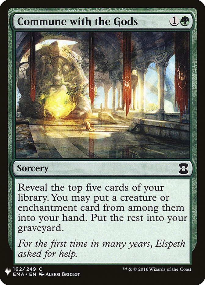 Commune with the Gods - The List-(162)