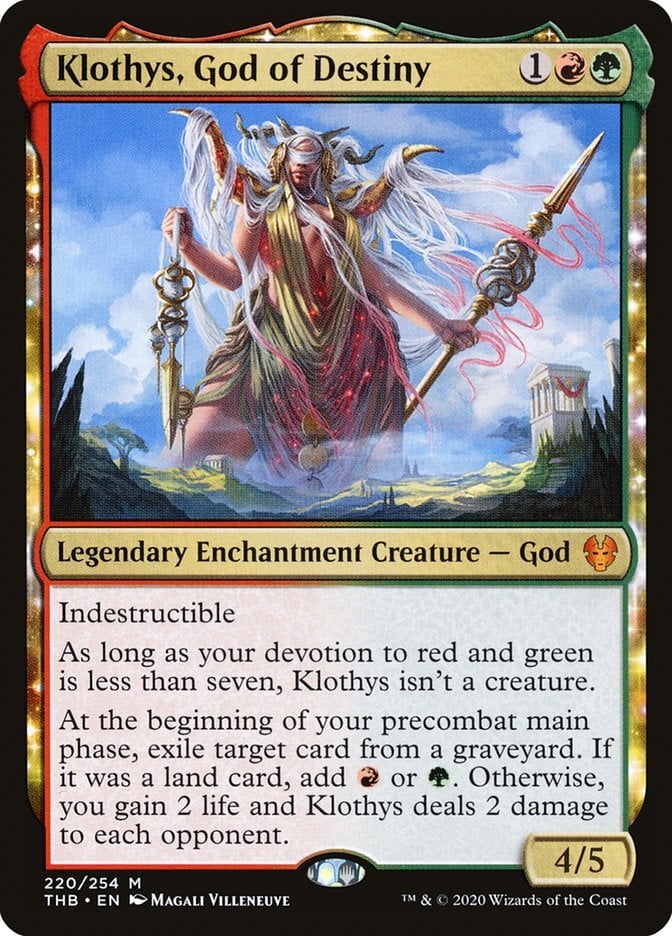Klothys, God of Destiny - Theros Beyond Death-(220)