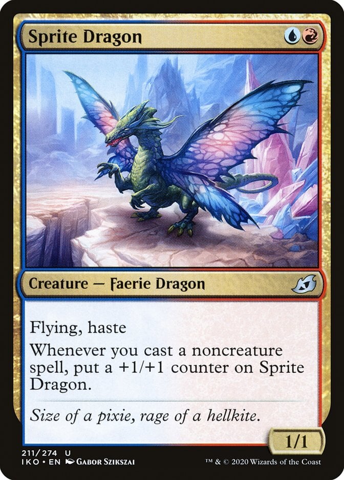 Sprite Dragon - Ikoria: Lair of Behemoths-(211)-Foil