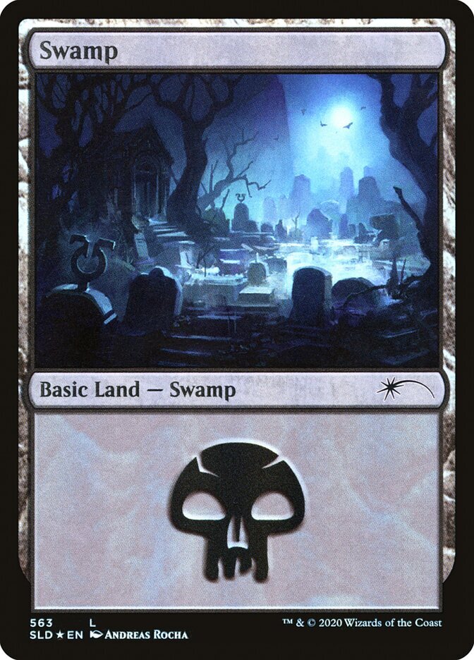 Swamp - Secret Lair Drop Series-(563)-Foil