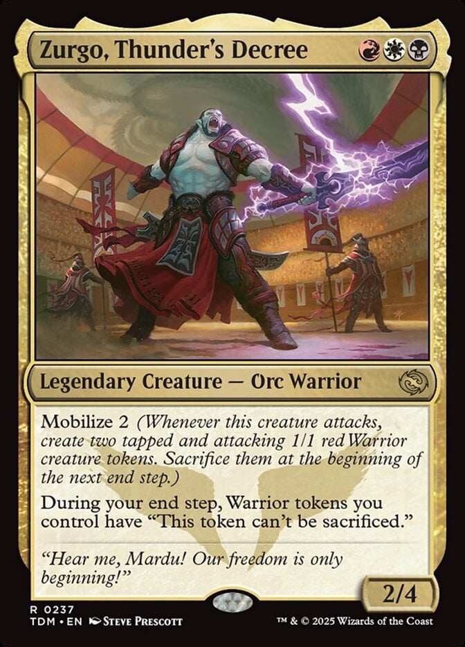 Zurgo, Thunder's Decree - Tarkir: Dragonstorm-(237)