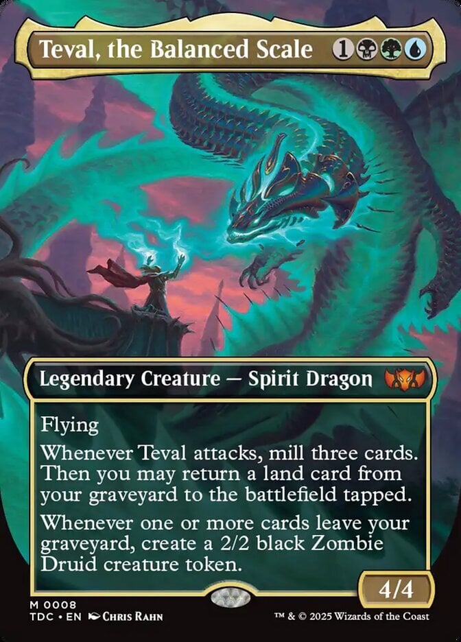 Teval, the Balanced Scale - Tarkir: Dragonstorm Commander-(008)-Foil
